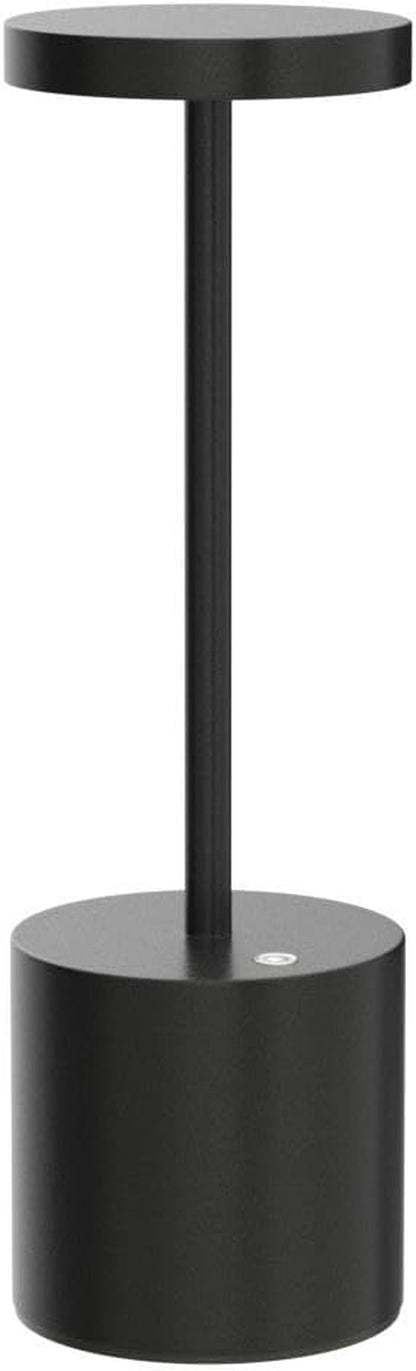 LED Cordless Table Lamps Black Outdoor Rechargeable